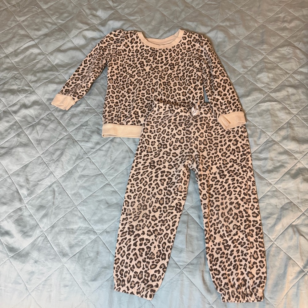 Grayson mini Leopard Print Kids Girls Set 4 T